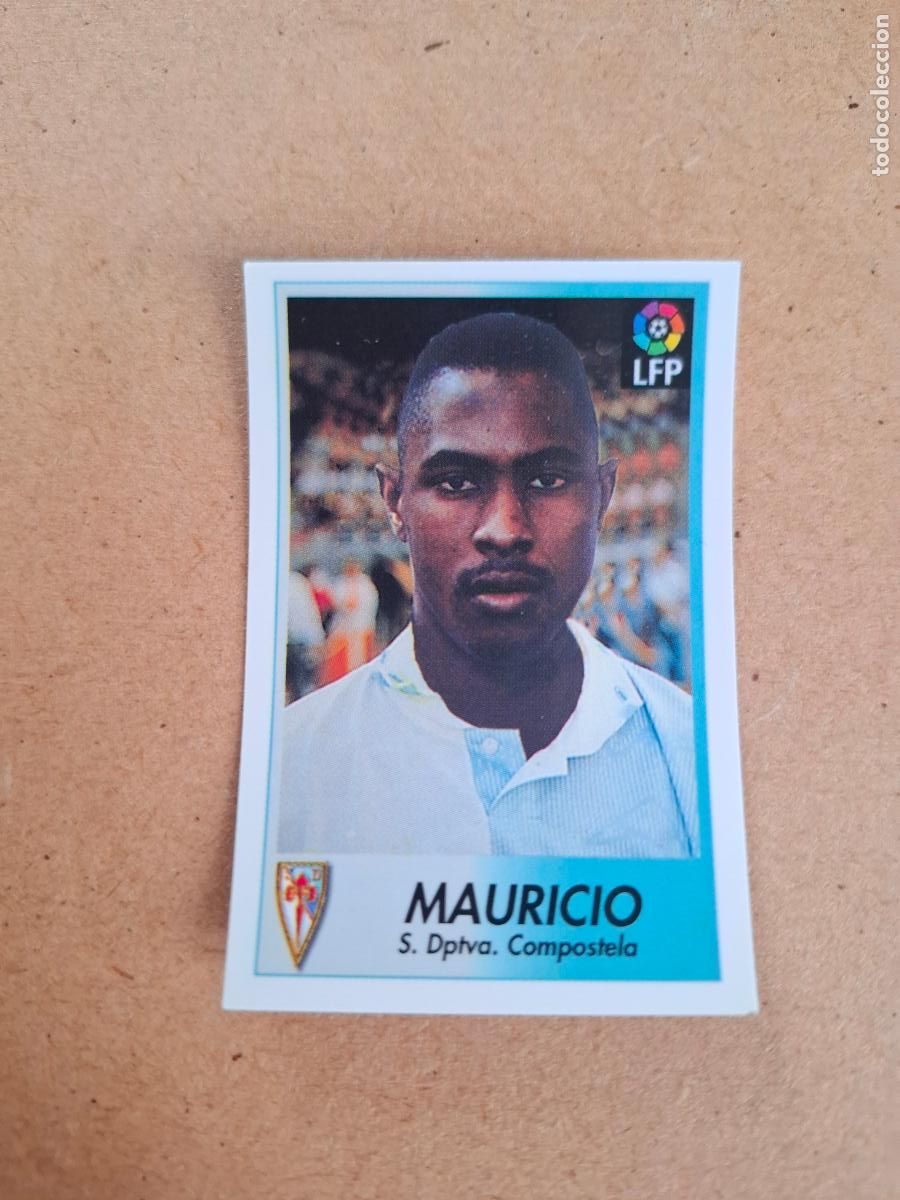 Sammeln alte Sammelbilder: BOLLYCAO 96 97 1996 1997 - 291 MAURICIO - SD. COMPOSTELA ( TRASERA TE PRESENTA F&Uacute;TBOL ) NUNCA PEGADO