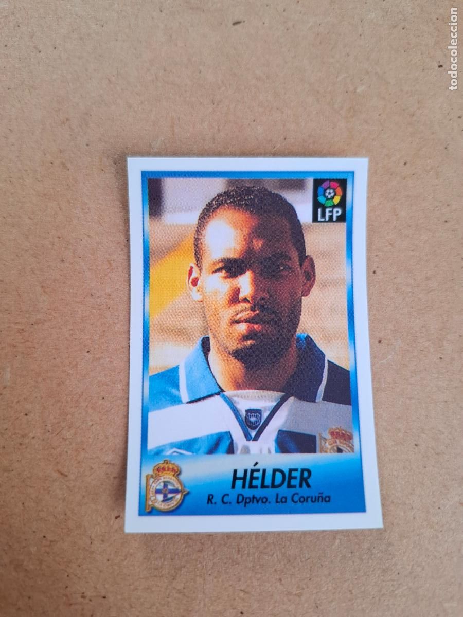 Collectable Antique Stickers: BOLLYCAO 96 97 1996 1997 - 293 H&Eacute;LDER - R.C. DEPORTIVO ( TRASERA TE PRESENTA F&Uacute;TBOL ) NUNCA PEGADO