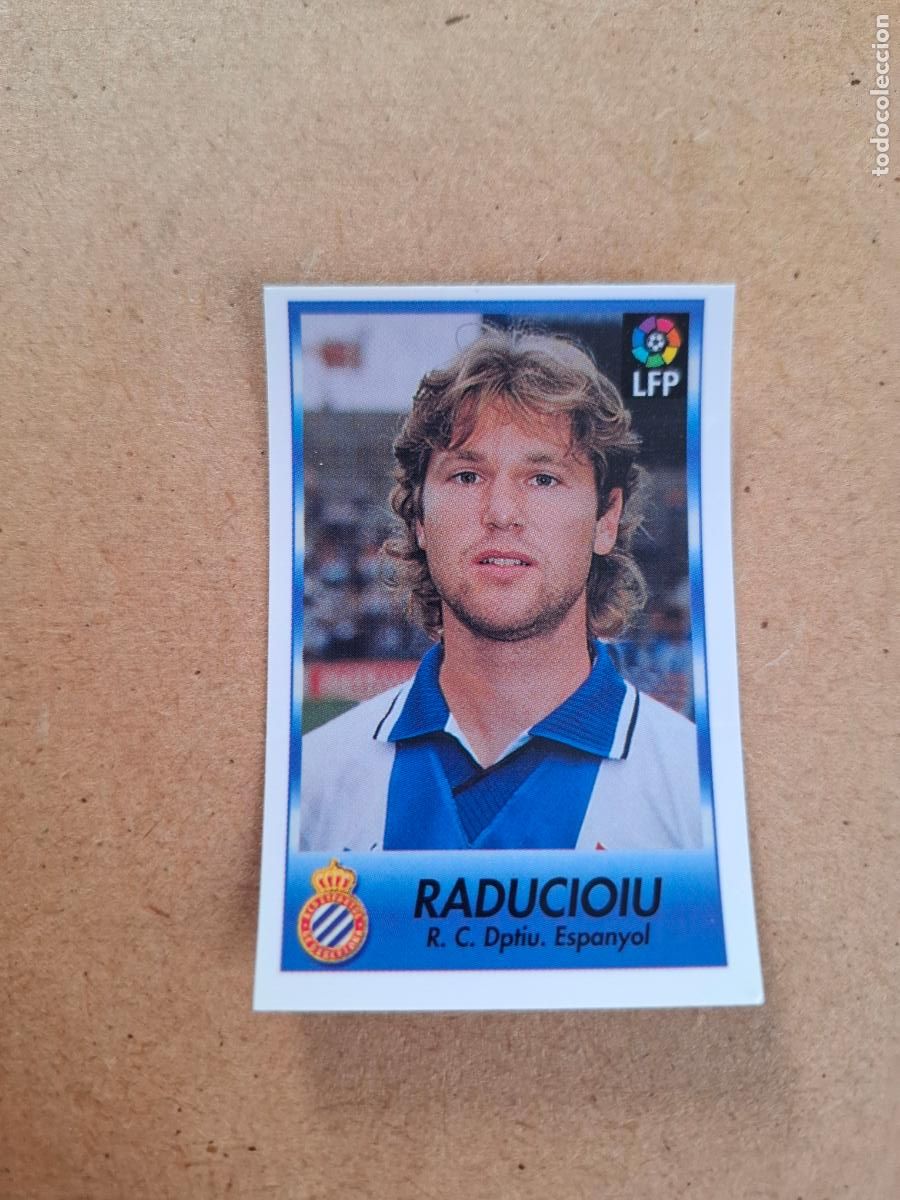 Coleccionismo cromos antiguos: BOLLYCAO 96 97 1996 1997 - 297 RADUCIOIU - RCD. ESPANYOL ( TRASERA TE PRESENTA F&Uacute;TBOL ) NUNCA PEGADO