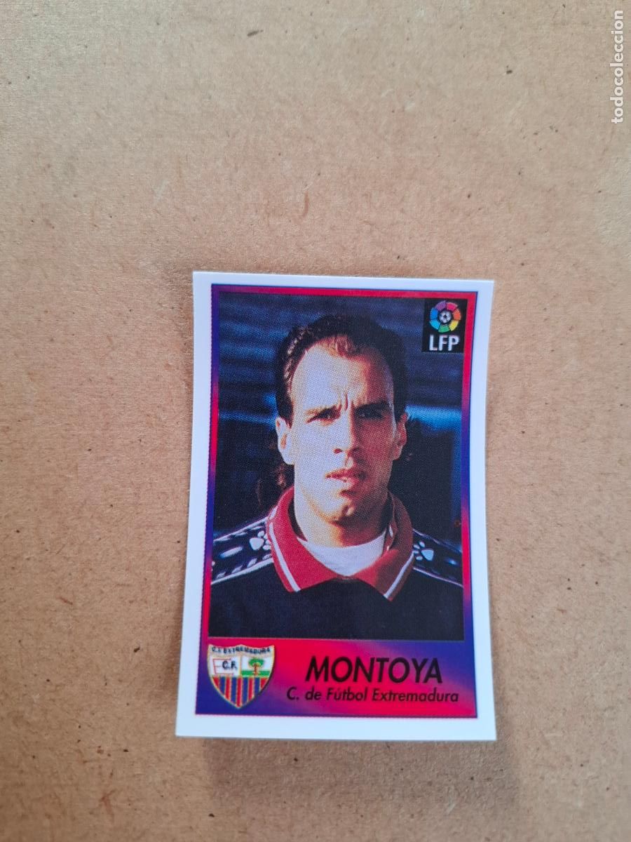 Coleccionismo cromos antiguos: BOLLYCAO 96 97 1996 1997 - 298 MONTOYA - CF. EXTREMADURA ( TRASERA TE PRESENTA F&Uacute;TBOL ) NUNCA PEGADO