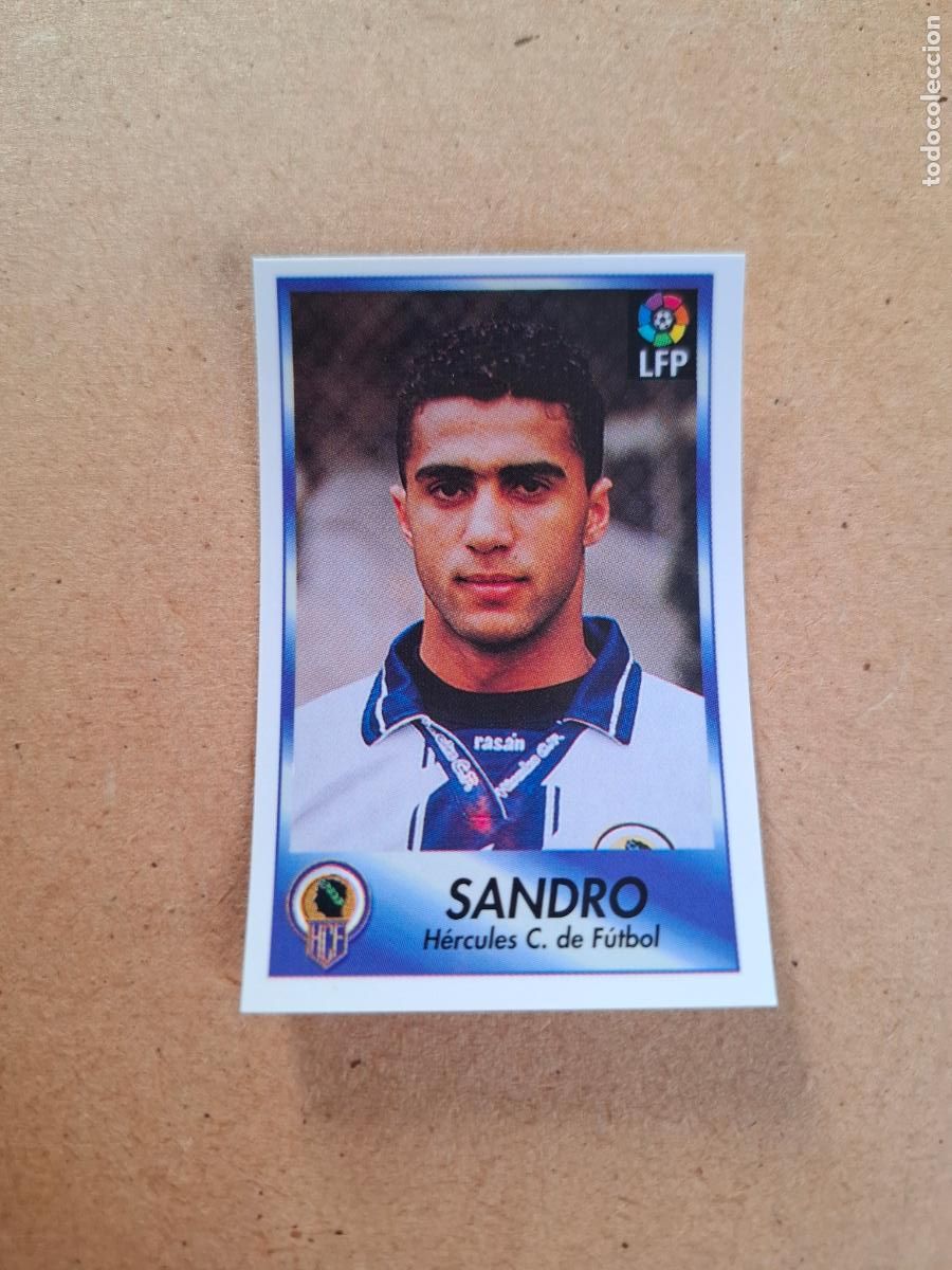 Coleccionismo cromos antiguos: BOLLYCAO 96 97 1996 1997 - 300 SANDRO - H&Eacute;RCULES CF ( TRASERA TE PRESENTA F&Uacute;TBOL ) NUNCA PEGADO