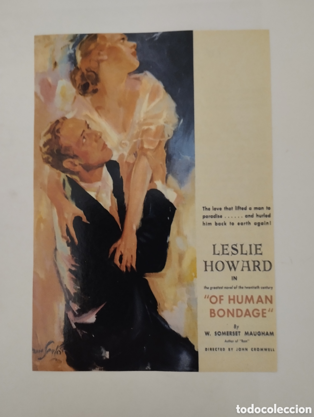 Sammeln alte Sammelbilder: Minificha N1255 Cautivo Del Deseo - 1934 - V.O.