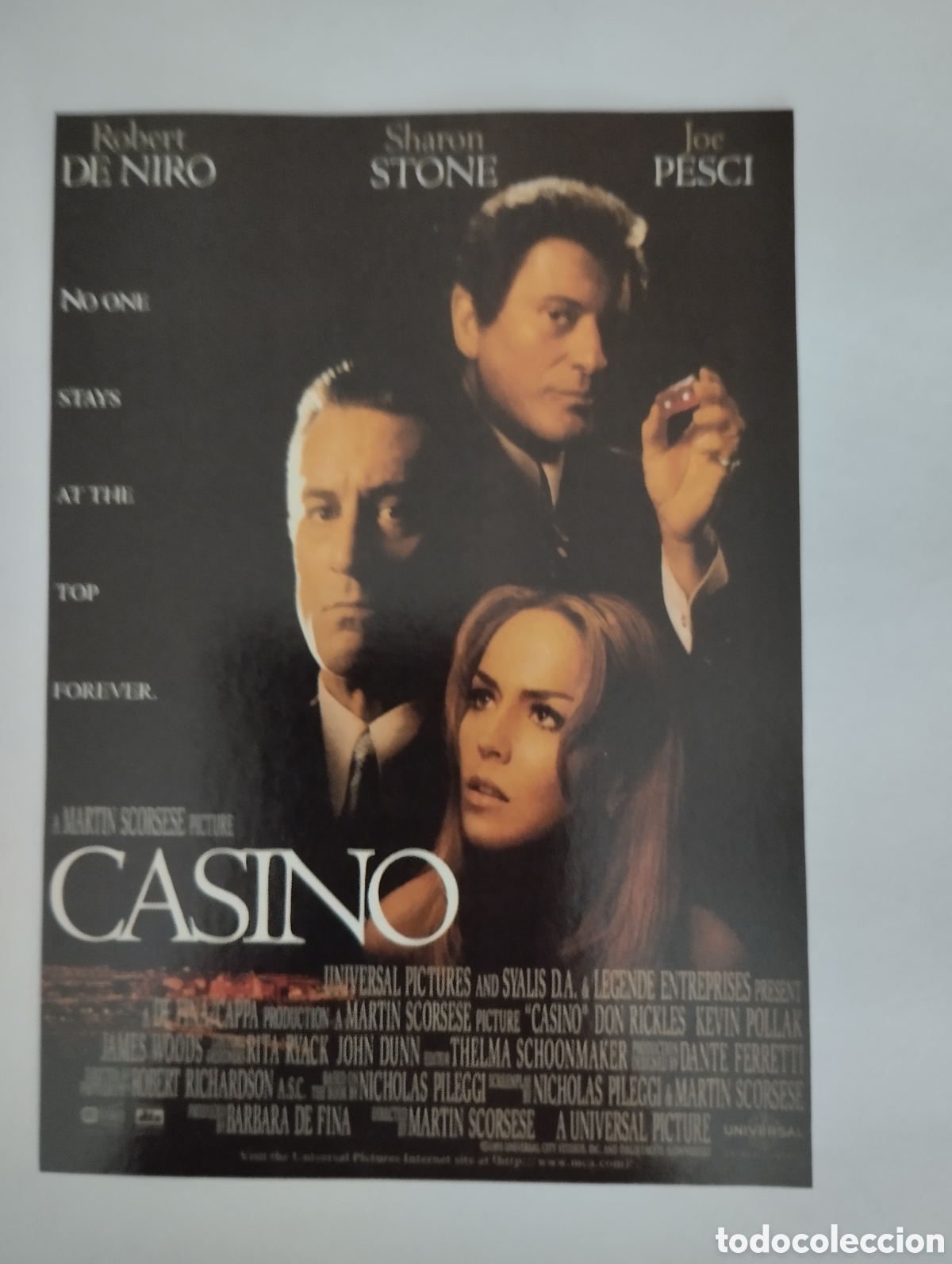 Colecionismo Cromos antigos: Minificha N1258 Casino - V.O.