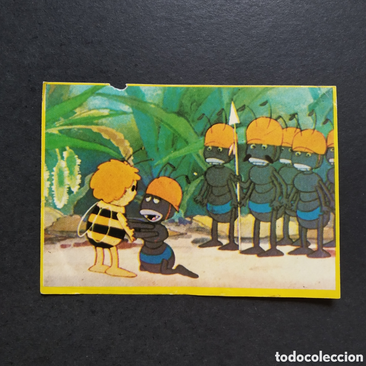 Coleccionismo cromos antiguos: CROMO - N&ordm; 028 - LAS AVENTURAS DE LA ABEJA MAYA - DANONE - A&Ntilde;O 1977