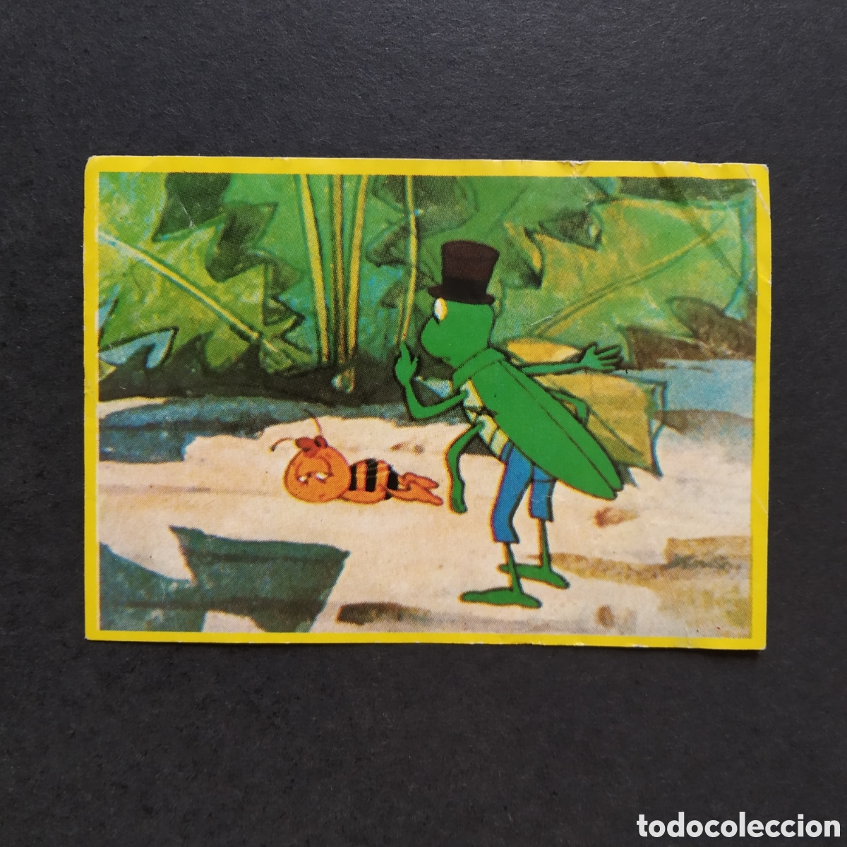Coleccionismo cromos antiguos: CROMO - N&ordm; 037 - LAS AVENTURAS DE LA ABEJA MAYA - DANONE - A&Ntilde;O 1977