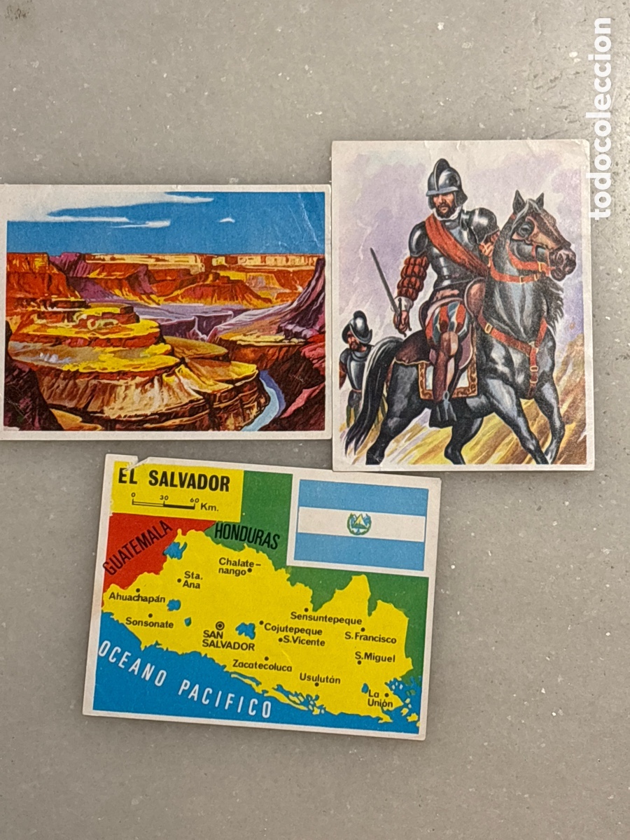 Coleccionismo cromos antiguos: Lote privado 3 cromos America