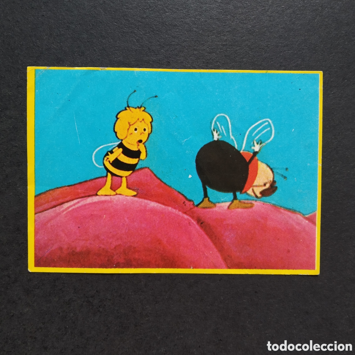Coleccionismo cromos antiguos: CROMO - N&ordm; 056 - LAS AVENTURAS DE LA ABEJA MAYA - DANONE - A&Ntilde;O 1977