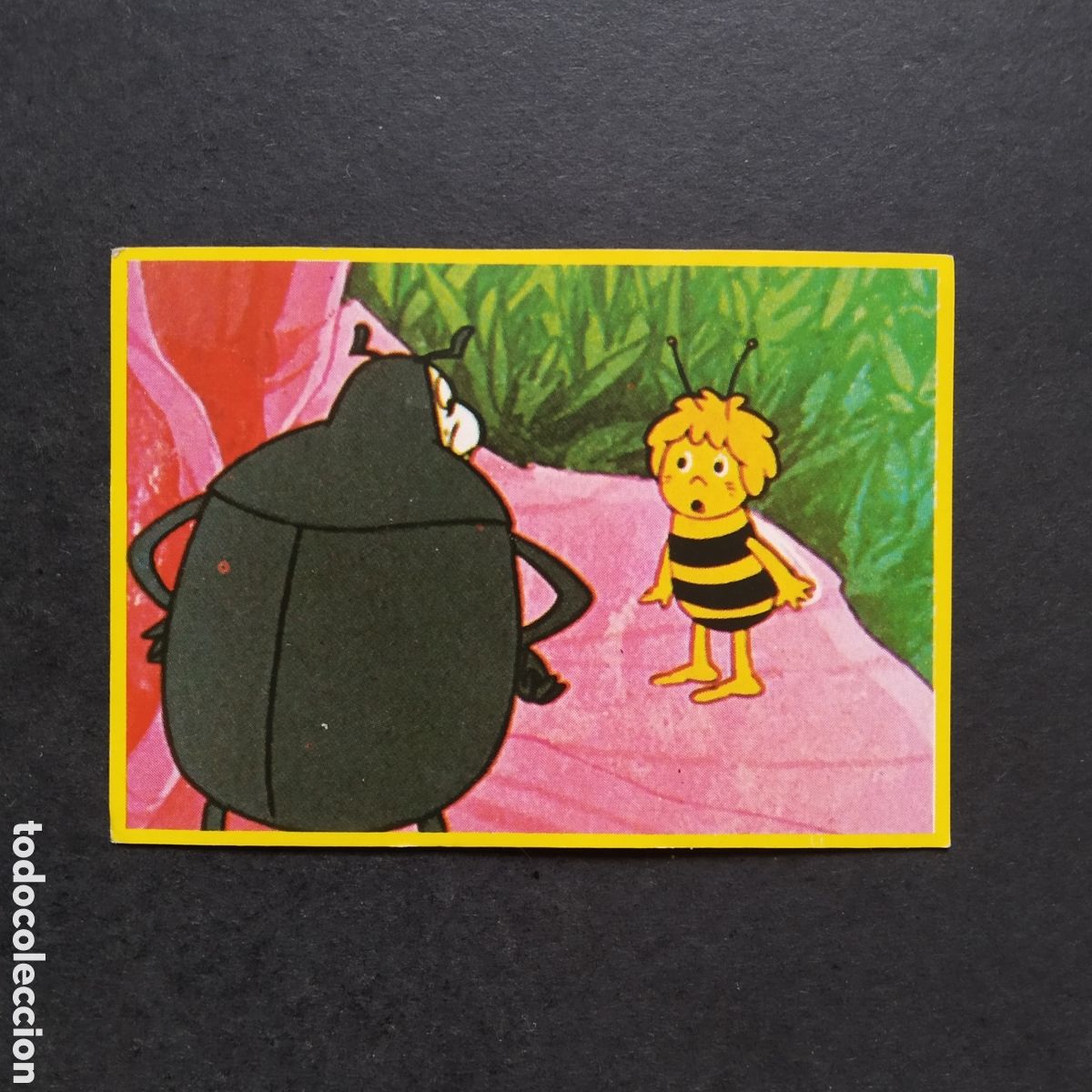 Collectable Antique Stickers: CROMO - N&ordm; 074 - LAS AVENTURAS DE LA ABEJA MAYA - DANONE - A&Ntilde;O 1977