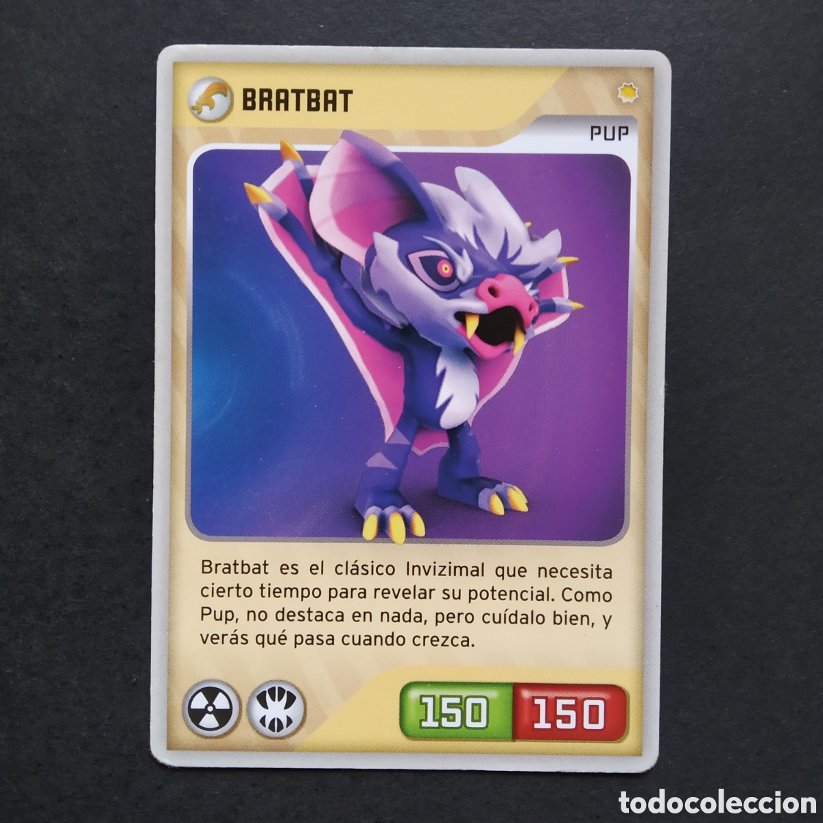 Coleccionismo cromos antiguos: CROMO - N&ordm; 097 - BRATBAT - INVIZIMALS, DESAFIOS OCULTOS - PANINI - A&Ntilde;O 2013