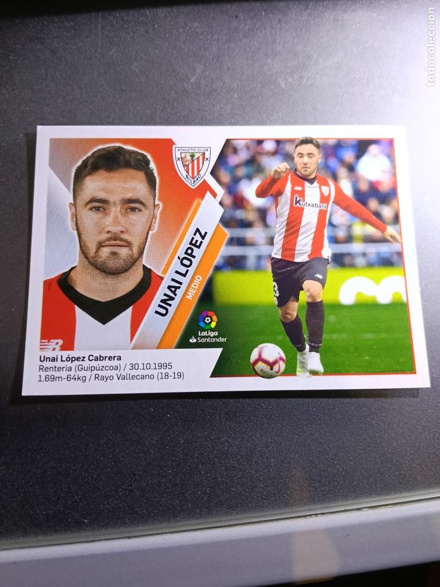 Coleccionismo cromos antiguos: CROMO UNAI LOPEZ 9 BIS COLOCA ATHLETIC CLUB DE BILBAO LIGA 2019 2020 19 20 ESTE PANINI NUNCA PEGADO