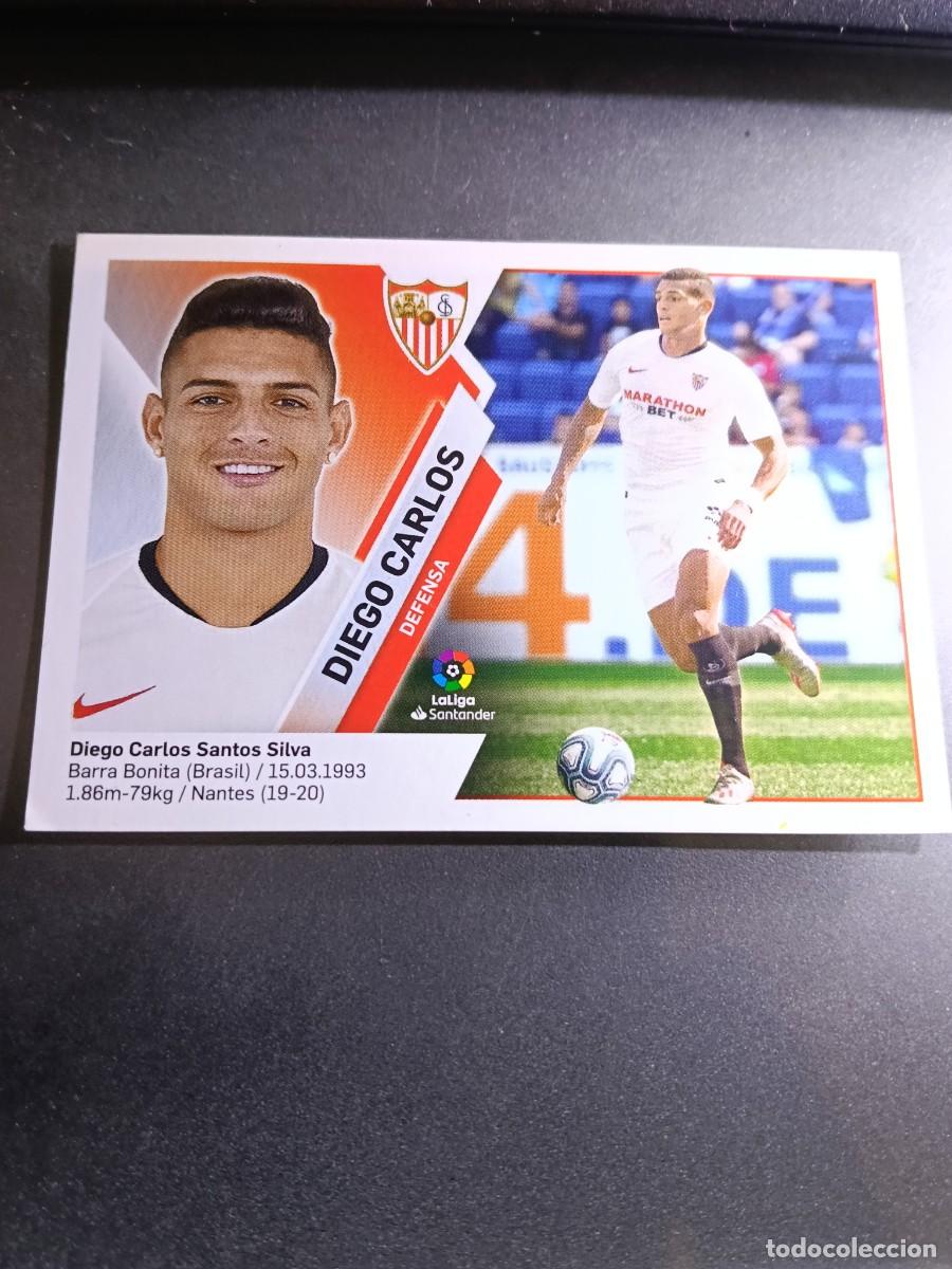 Coleccionismo cromos antiguos: CROMO DIEGO CARLOS 7 BIS COLOCA SEVILLA LIGA 2019 2020 19 20 ESTE PANINI NUNCA PEGADO