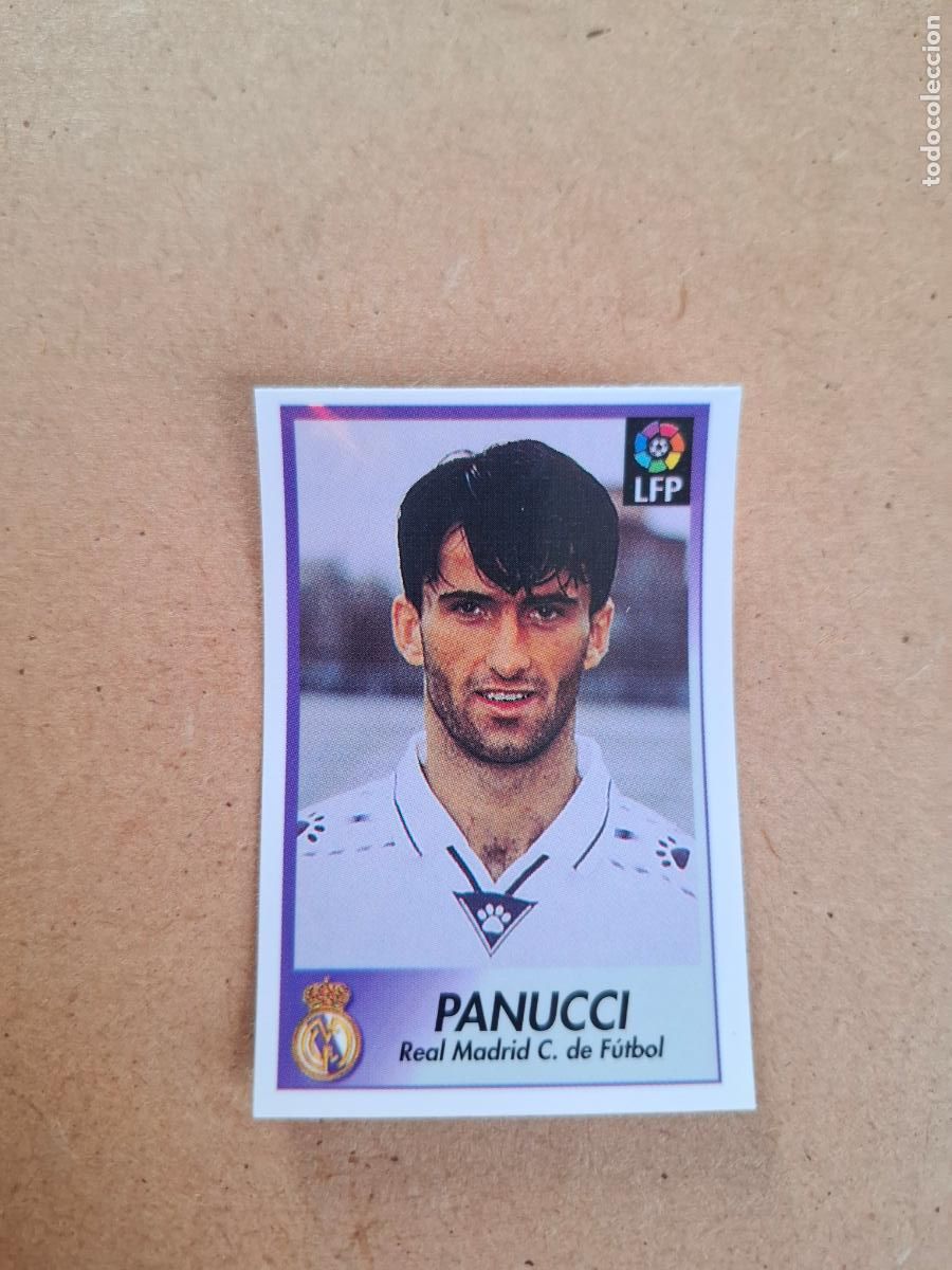 Coleccionismo cromos antiguos: BOLLYCAO 96 97 1996 1997 - 306 PANUCCI - REAL MADRID ( TRASERA TE PRESENTA F&Uacute;TBOL ) NUNCA PEGADO