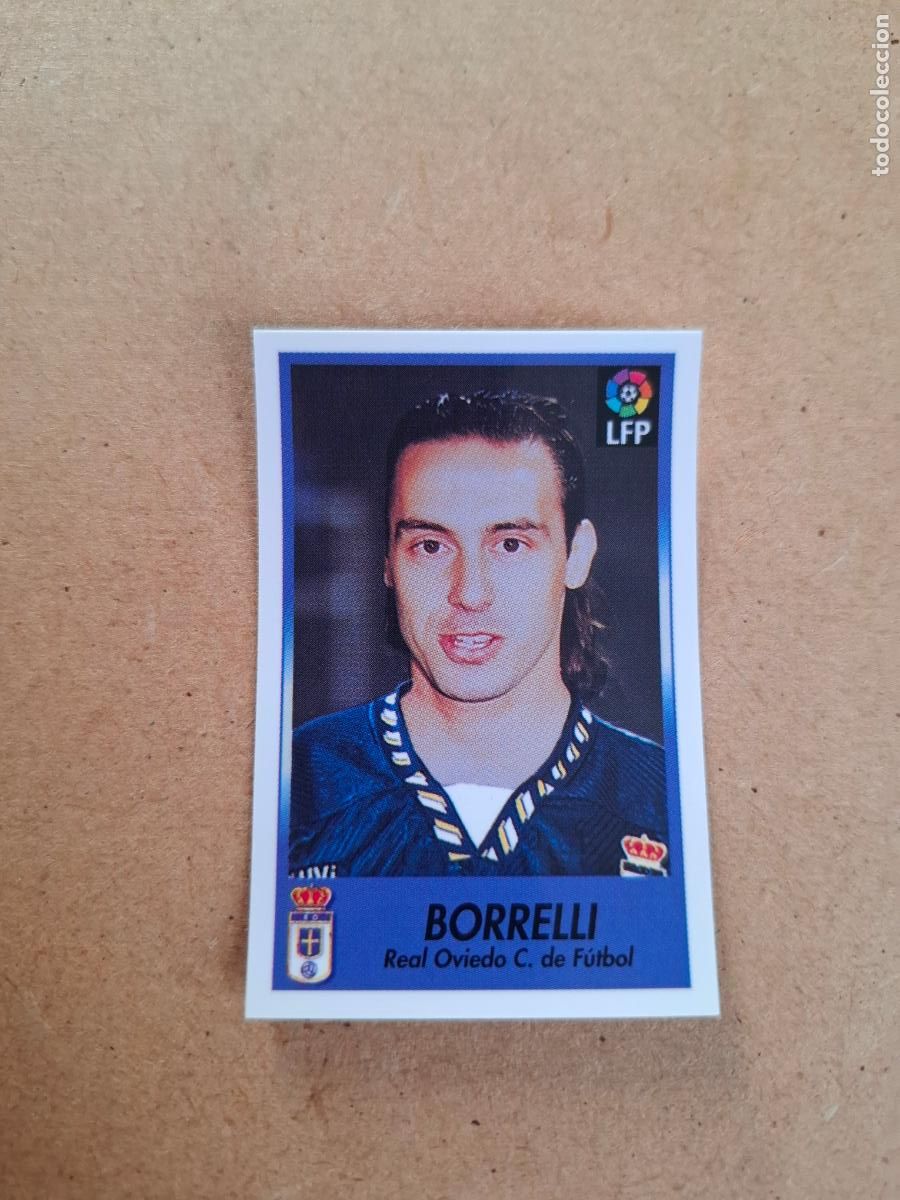 Coleccionismo cromos antiguos: BOLLYCAO 96 97 1996 1997 - 307 BORRELLI - REAL OVIEDO ( TRASERA TE PRESENTA F&Uacute;TBOL ) NUNCA PEGADO