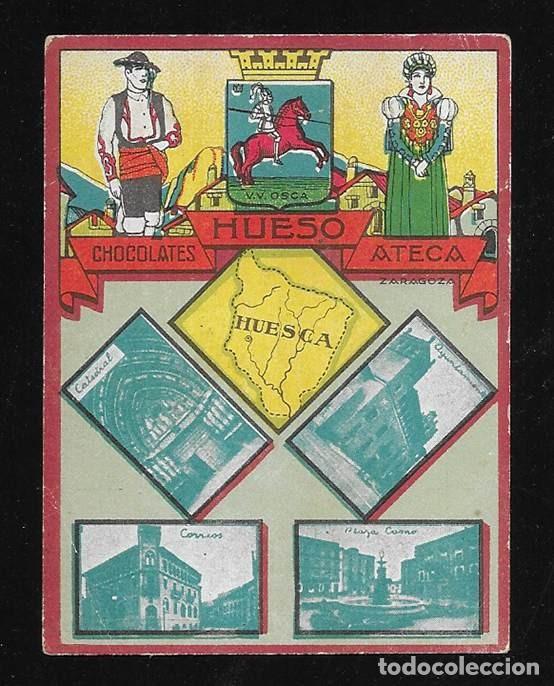Collectionnisme Cartes &agrave; collectionner anciennes: Hueso, Chocolates. Col. Provincias HUESCA cromo 1930