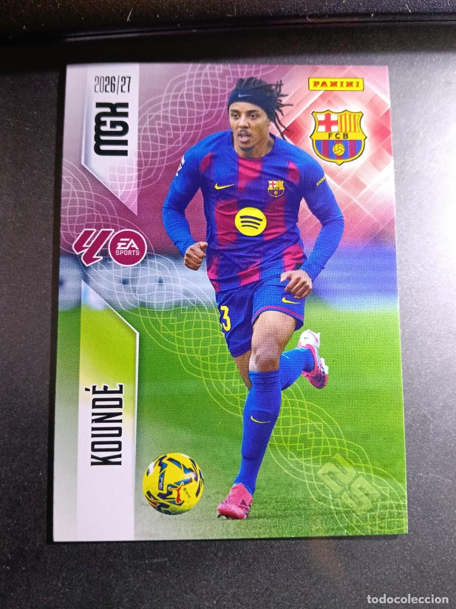 Collectionnisme Cartes &agrave; collectionner anciennes: MEGACRACKS KOUNDE 76 BARCELONA CROMO LIGA 2026 2027 26 27 MGK PANINI