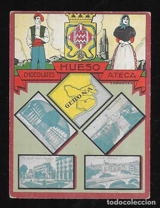 Colecionismo Cromos antigos: Hueso, Chocolates. Col. Provincias GERONA cromo 1930