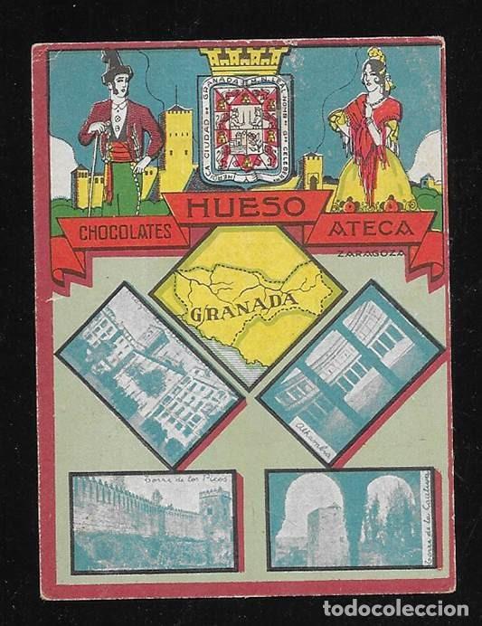Colecionismo Cromos antigos: Hueso, Chocolates. Col. Provincias GRANADA cromo 1930