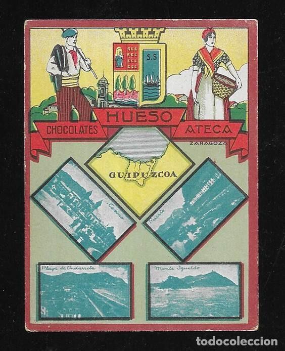 Coleccionismo cromos antiguos: Hueso, Chocolates. Col. Provincias GUIPUZCOA cromo 1930
