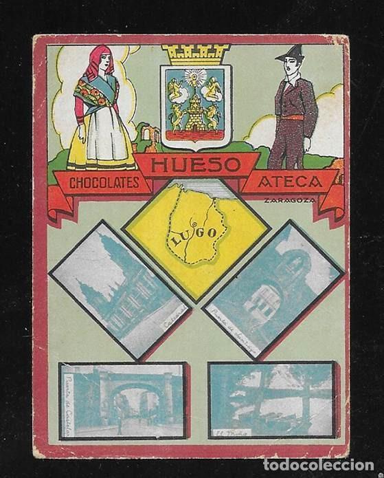 Collezionismo Figurine antiche: Hueso, Chocolates. Col. Provincias LUGO cromo 1930
