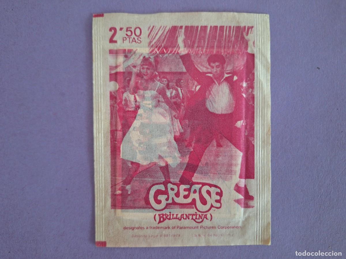 Coleccionismo cromos antiguos: SOBRE SIN ABRIR CROMOS COLECCION ALBUM PELICULA GREASE EDITORIAL MAGA