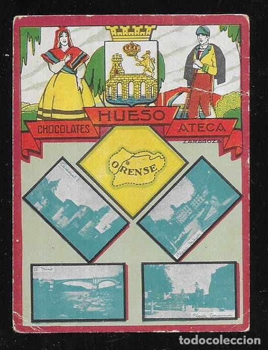 Coleccionismo cromos antiguos: Hueso, Chocolates. Col. Provincias ORENSE cromo 1930