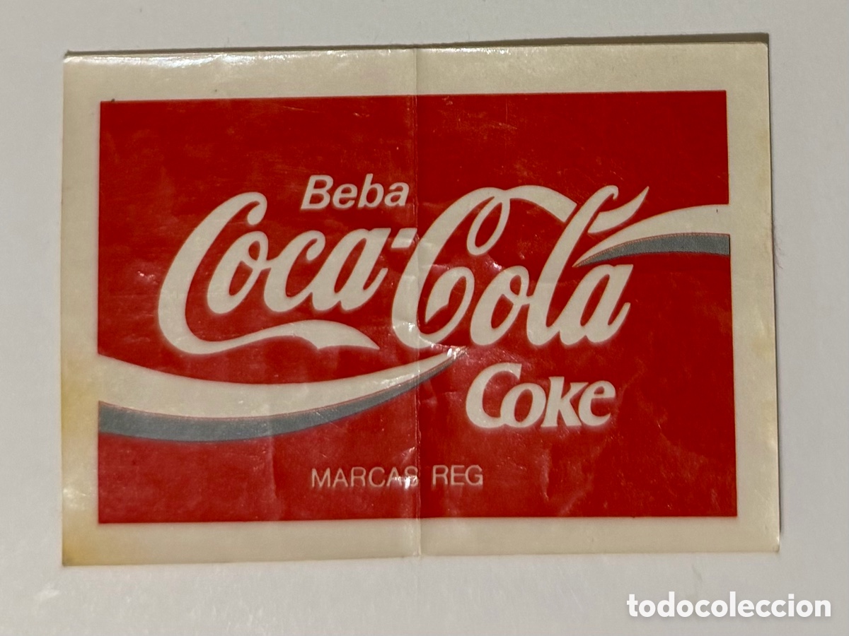 Coleccionismo cromos antiguos: Cromo Bollycao Panrico Marcas Coca Cola