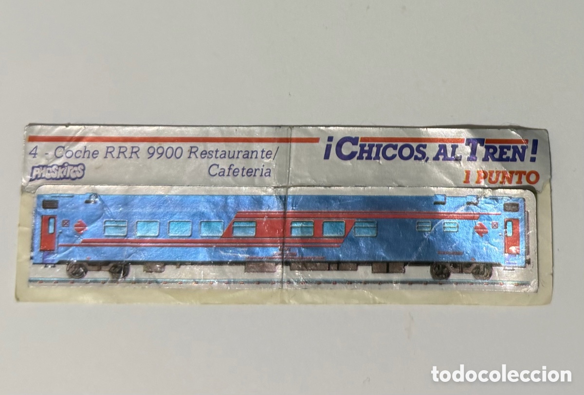 Coleccionismo cromos antiguos: Cromo Phoskitos Chicos al Tren