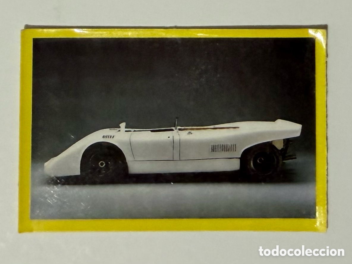 Collectable Antique Stickers: Cromo Phoskitos Porsche