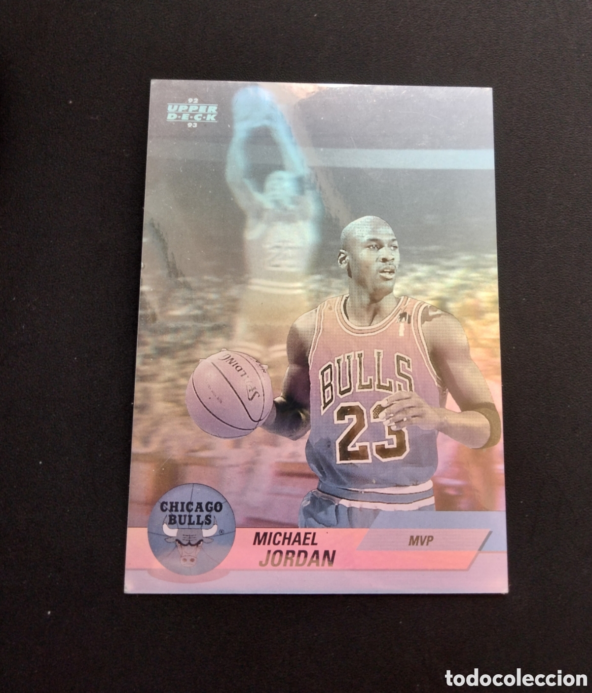 Coleccionismo cromos antiguos: MICHAEL JORDAN # EB9 HOLOGRAMA UPPER DECK HIGH SERIES NBA 1992-1993