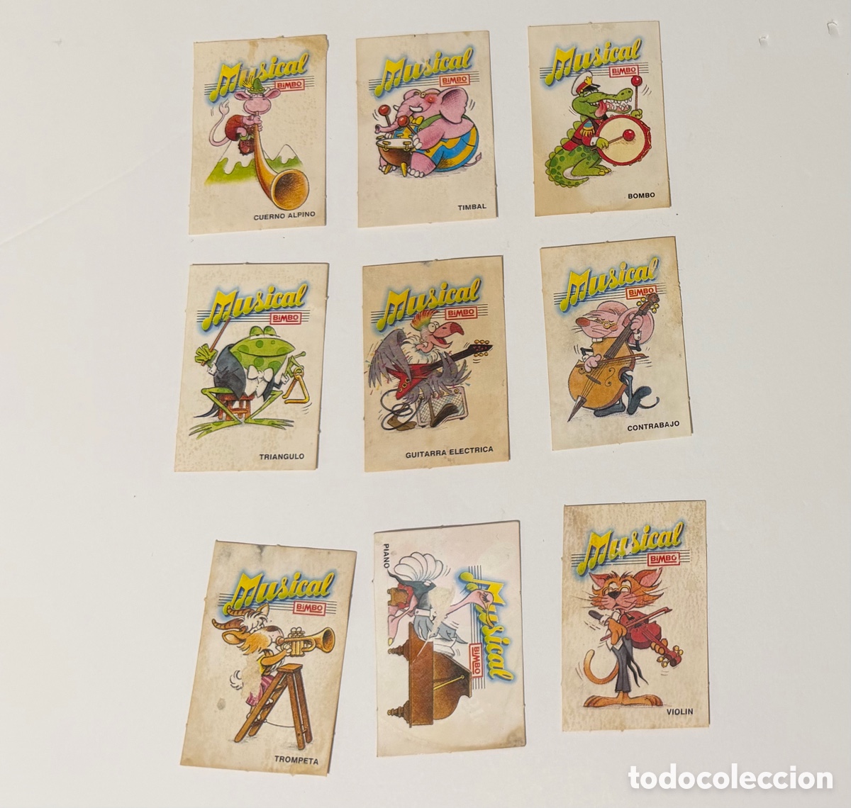 Sammeln alte Sammelbilder: Lote Cromos Bimbo Musical