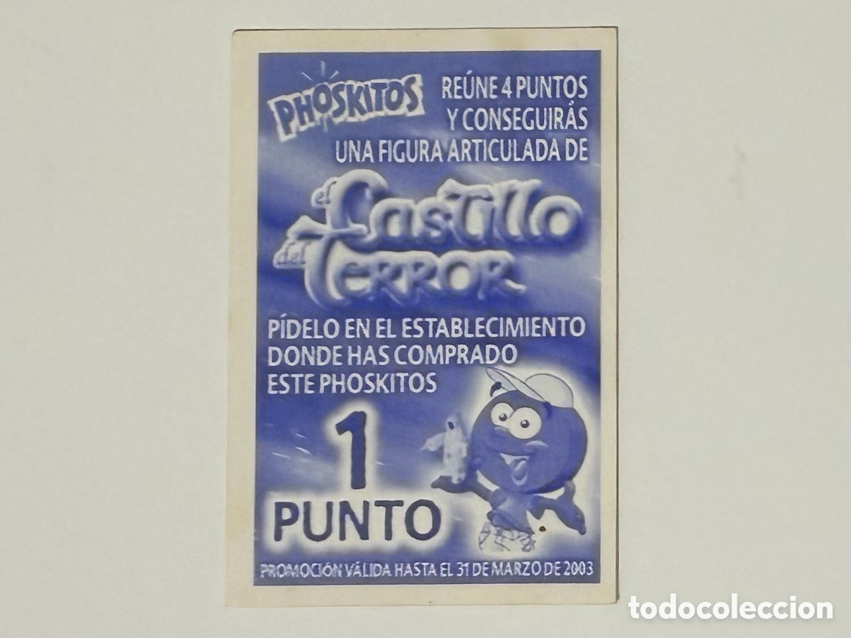 Coleccionismo cromos antiguos: Cromo Phoskitos Castillo del Terror - Foto 2