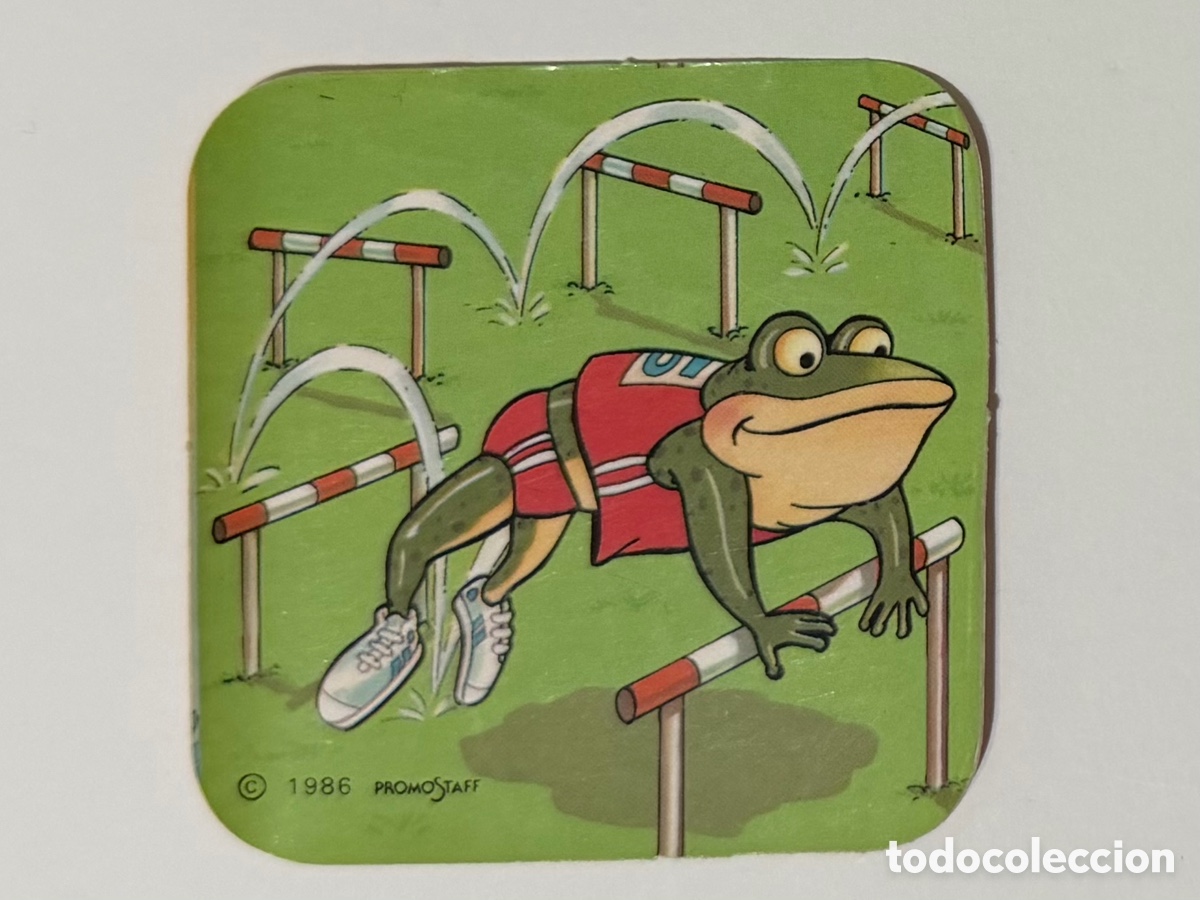 Sammeln alte Sammelbilder: Cromo Panrico Rana 1986