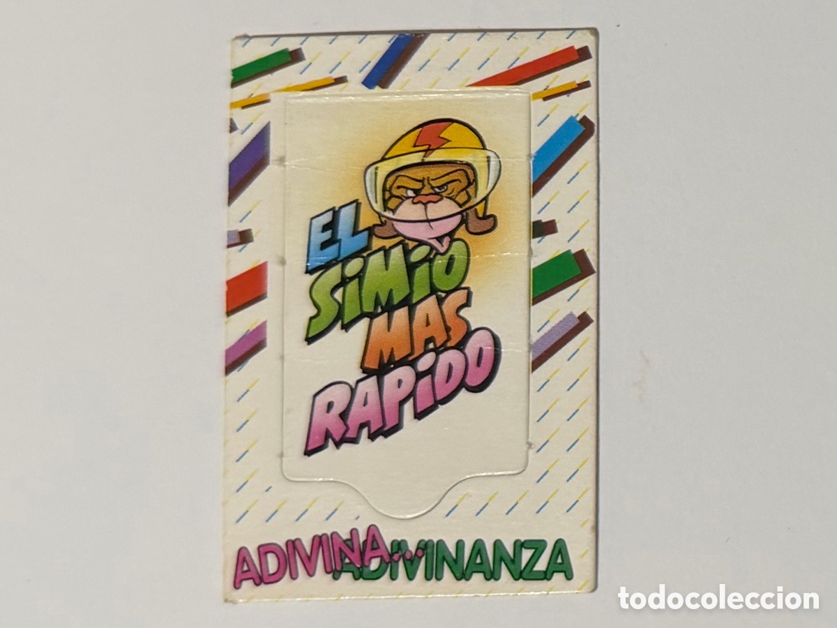 Collectable Antique Stickers: Cromo Bollycao Adivina Adivinanza