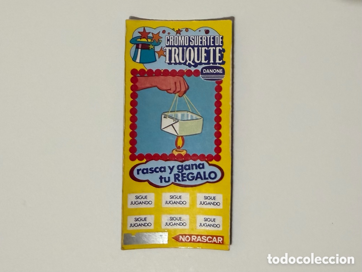Coleccionismo cromos antiguos: Cromo Suerte de Truquete Danone - Foto 1
