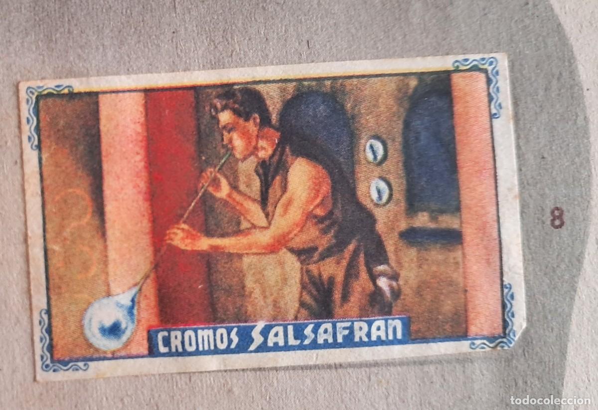Coleccionismo cromos antiguos: cromo de Salsafr&aacute;n, calidoscopio mundial, serie XII n&ordm; 8