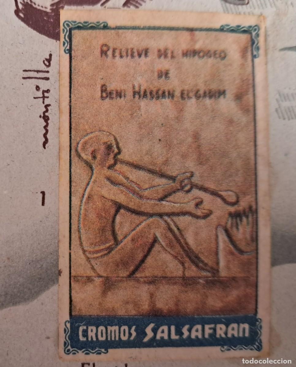 Coleccionismo cromos antiguos: cromo de Salsafr&aacute;n, calidoscopio mundial, serie XII n&ordm; 1