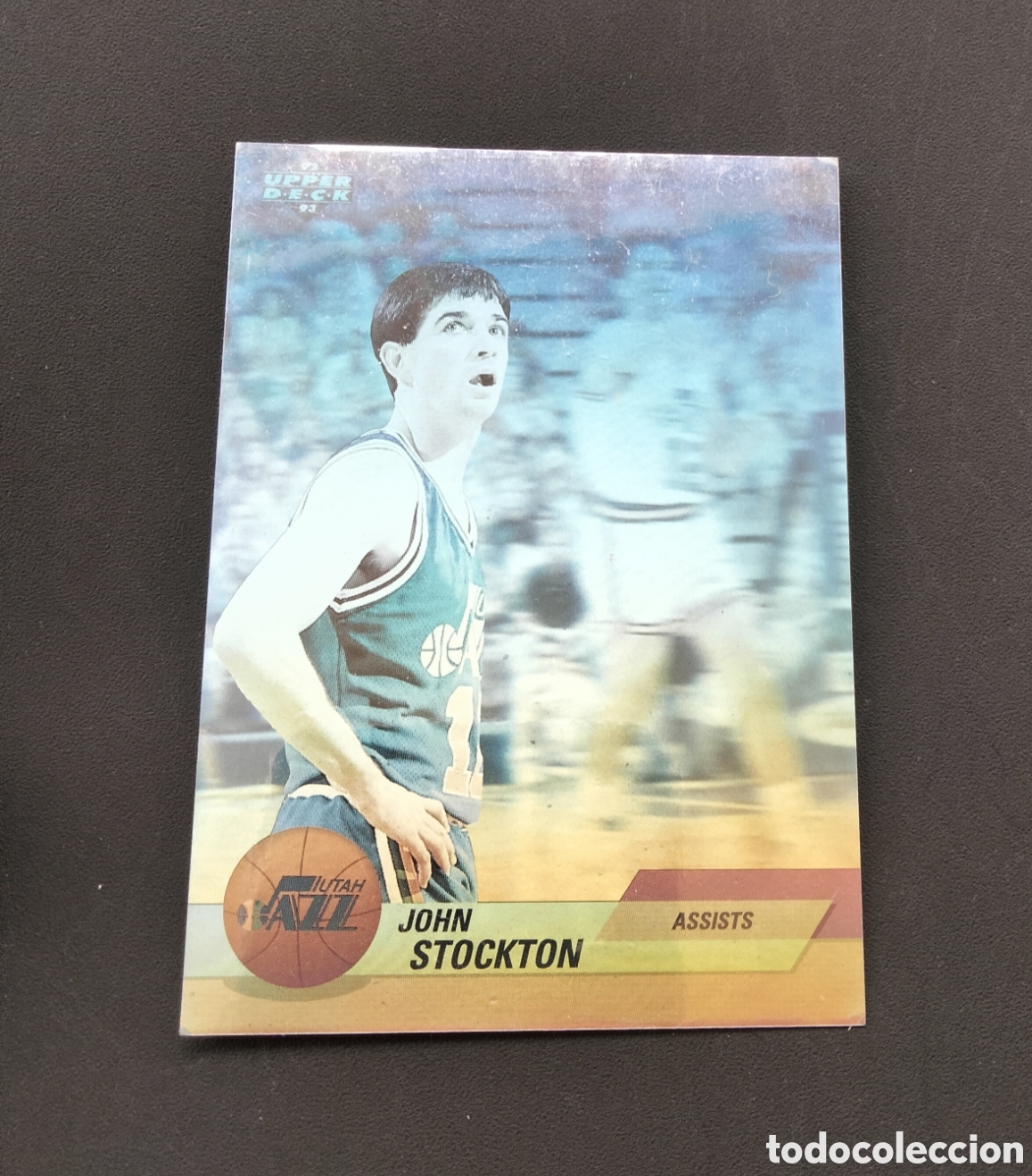 Coleccionismo cromos antiguos: JOHN STOCKTON # EB8 HOLOGRAMA UPPER DECK HIGH SERIES NBA 1992-1993