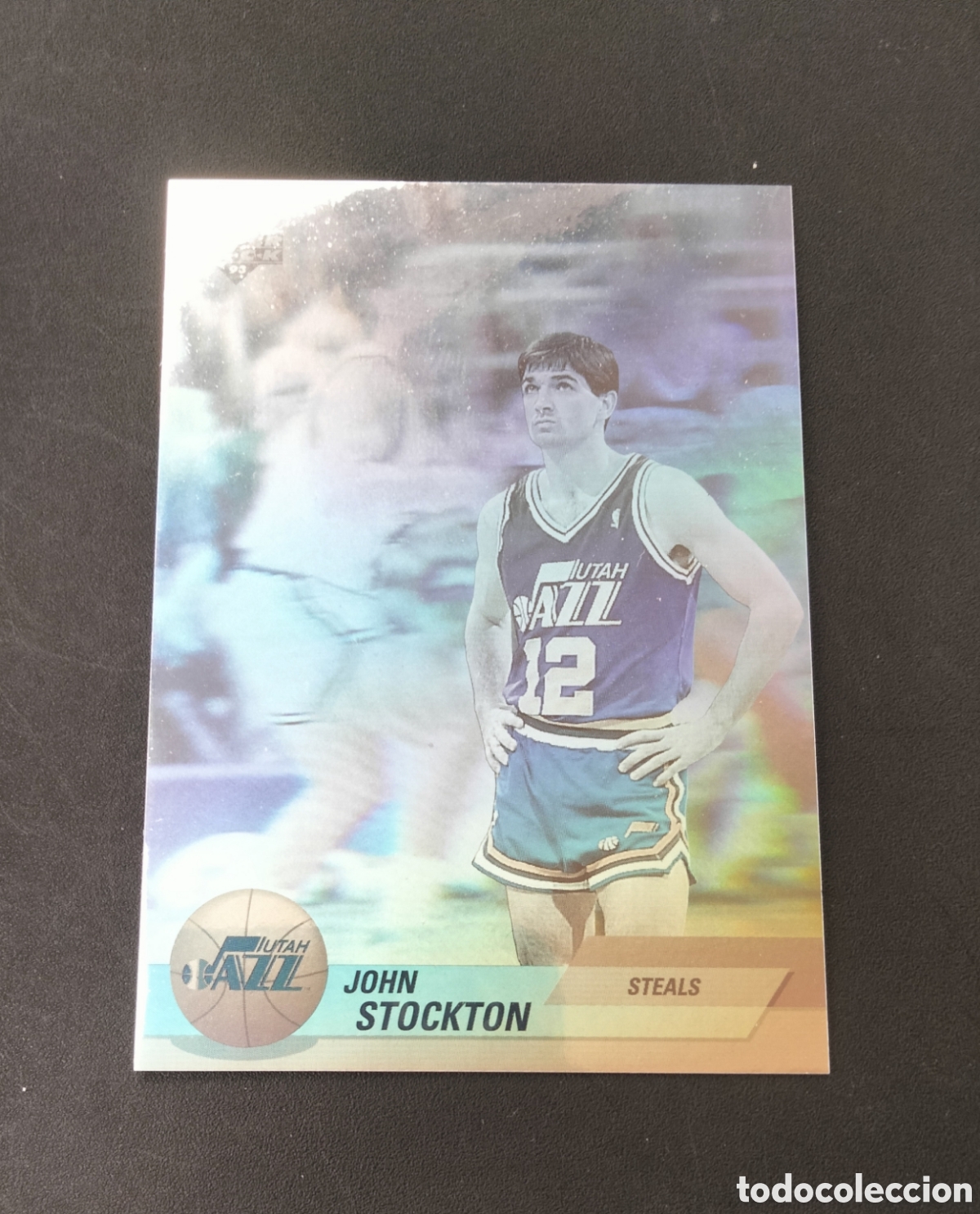 Coleccionismo cromos antiguos: JOHN STOCKTON # EB2 HOLOGRAMA UPPER DECK HIGH SERIES NBA 1992-1993