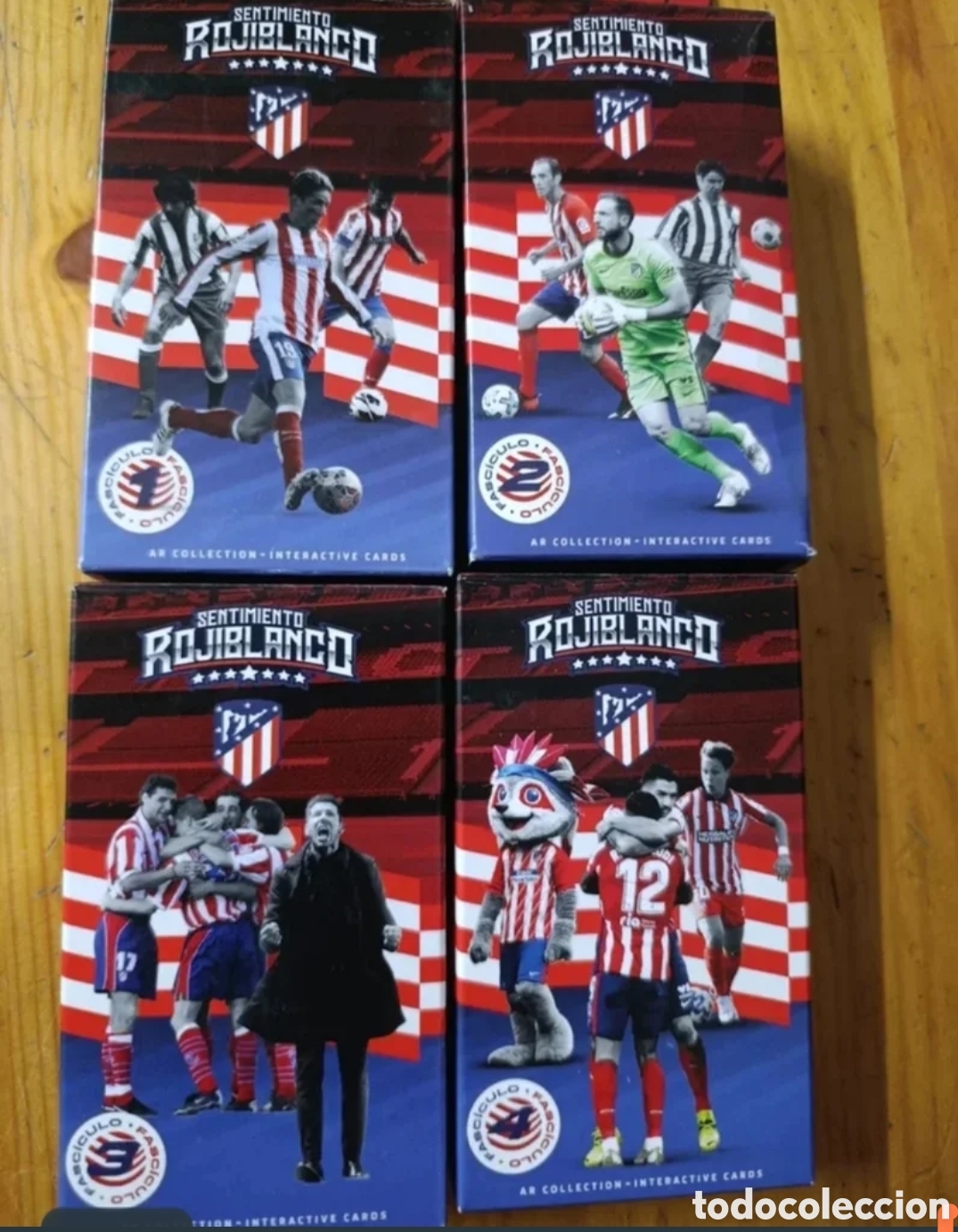 Coleccionismo cromos antiguos: 548 cromos sin repetir colecci&oacute;n completa Sentimiento Rojiblanco SIN ALBUM