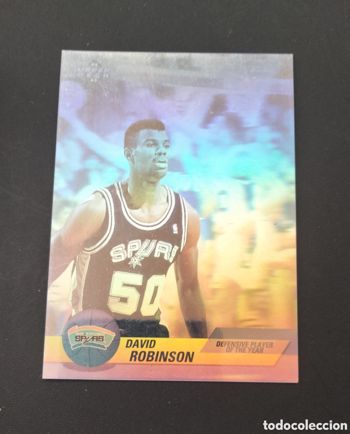 Coleccionismo cromos antiguos: DAVID ROBINSON # EB7 HOLOGRAMA UPPER DECK HIGH SERIES NBA 1992-1993