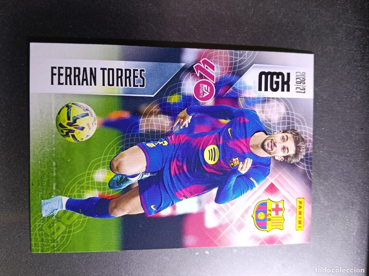 Coleccionismo cromos antiguos: MEGACRACKS FERRAN TORRES 90 BARCELONA CROMO LIGA 2026 2027 26 27 MGK PANINI