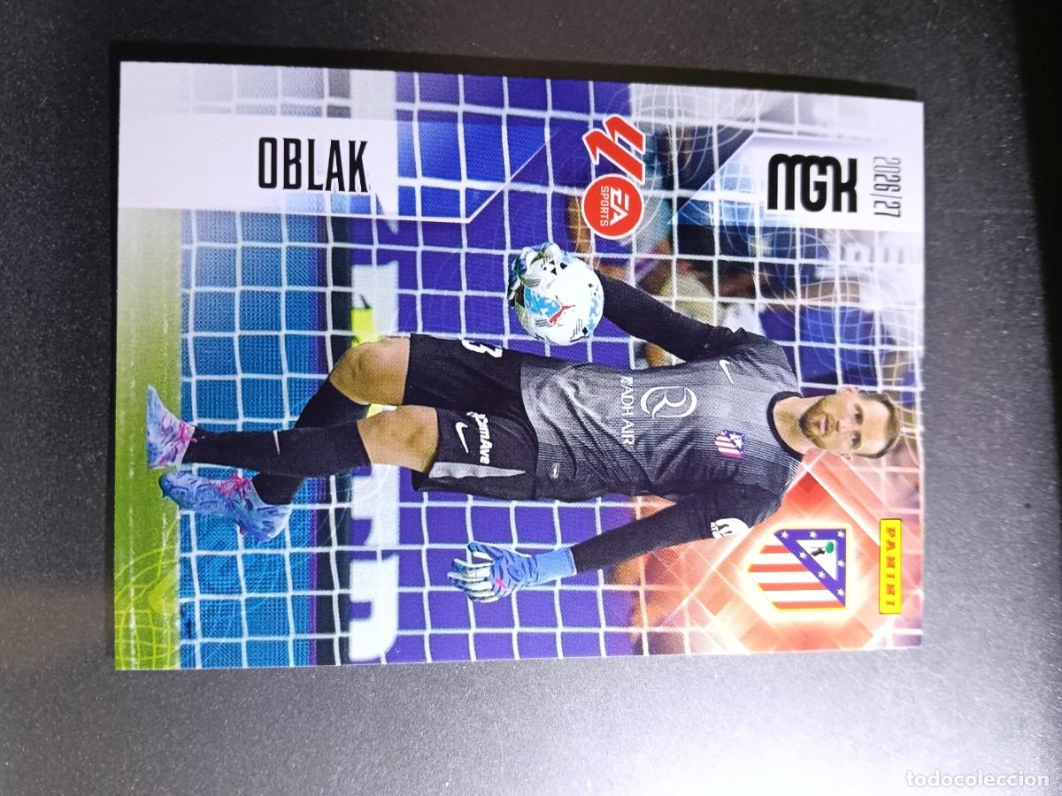 Coleccionismo cromos antiguos: MEGACRACKS OBLAK 56 ATL&Eacute;TICO DE MADRID CROMO LIGA 2026 2027 26 27 MGK PANINI