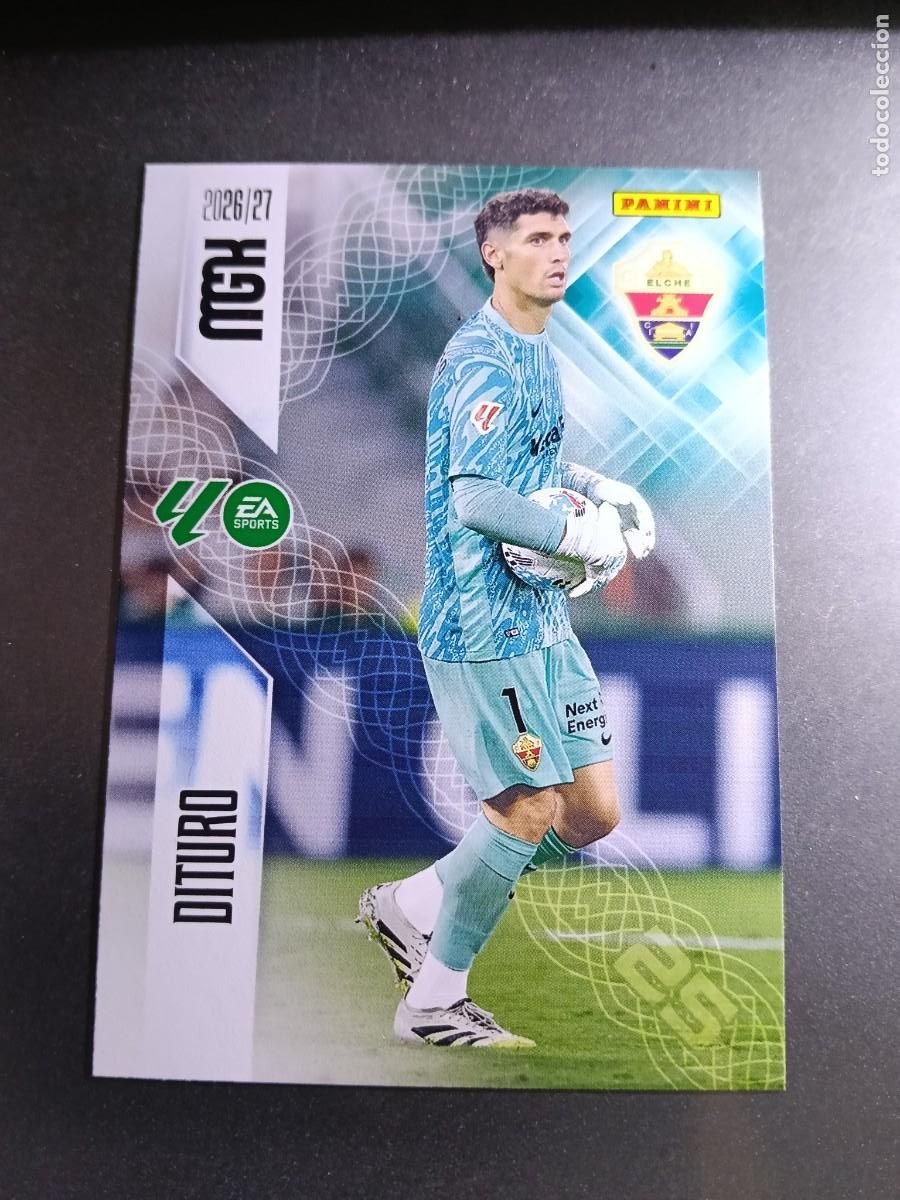 Coleccionismo cromos antiguos: MEGACRACKS DITURO 146 ELCHE CROMO LIGA 2026 2027 26 27 MGK PANINI