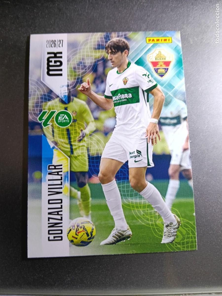 Coleccionismo cromos antiguos: MEGACRACKS GONZALO VILLAR 154 ELCHE CROMO LIGA 2026 2027 26 27 MGK PANINI