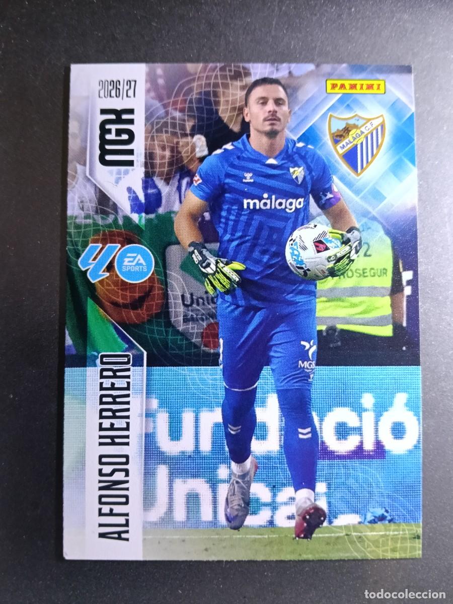 Coleccionismo cromos antiguos: MEGACRACKS ALFONSO HERRERO 236 MALAGA CROMO LIGA 2026 2027 26 27 MGK PANINI