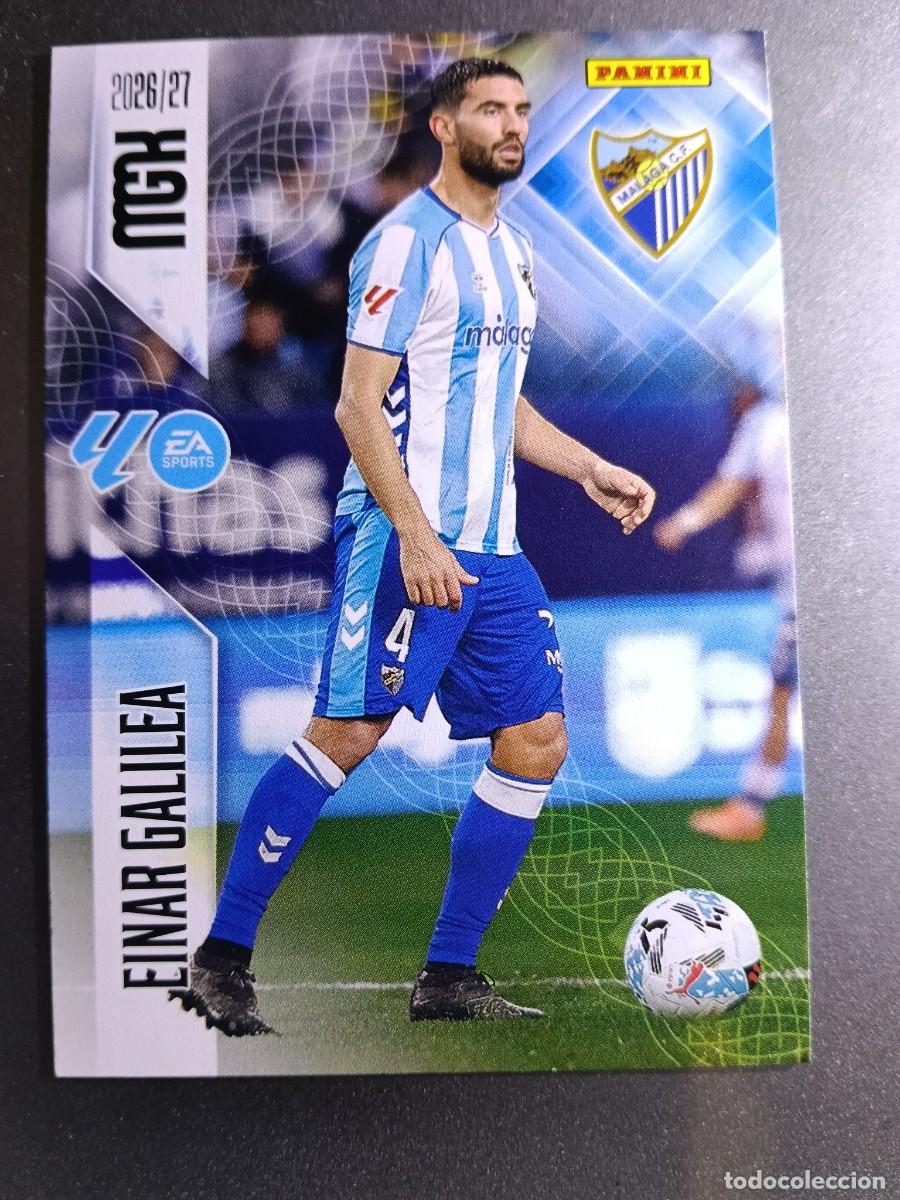 Coleccionismo cromos antiguos: MEGACRACKS EINAR GALILEA 241 MALAGA CROMO LIGA 2026 2027 26 27 MGK PANINI