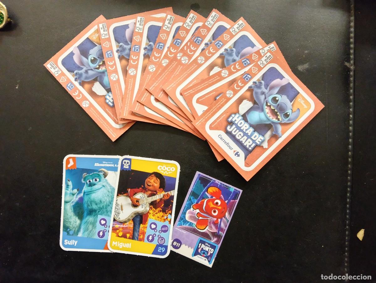 Coleccionismo cromos antiguos: 10 SOBRES NUEVOS SIN ABRIR CROMOS CARREFOUR &iexcl; HORA DE JUGAR ! - DISNEY PIXAR
