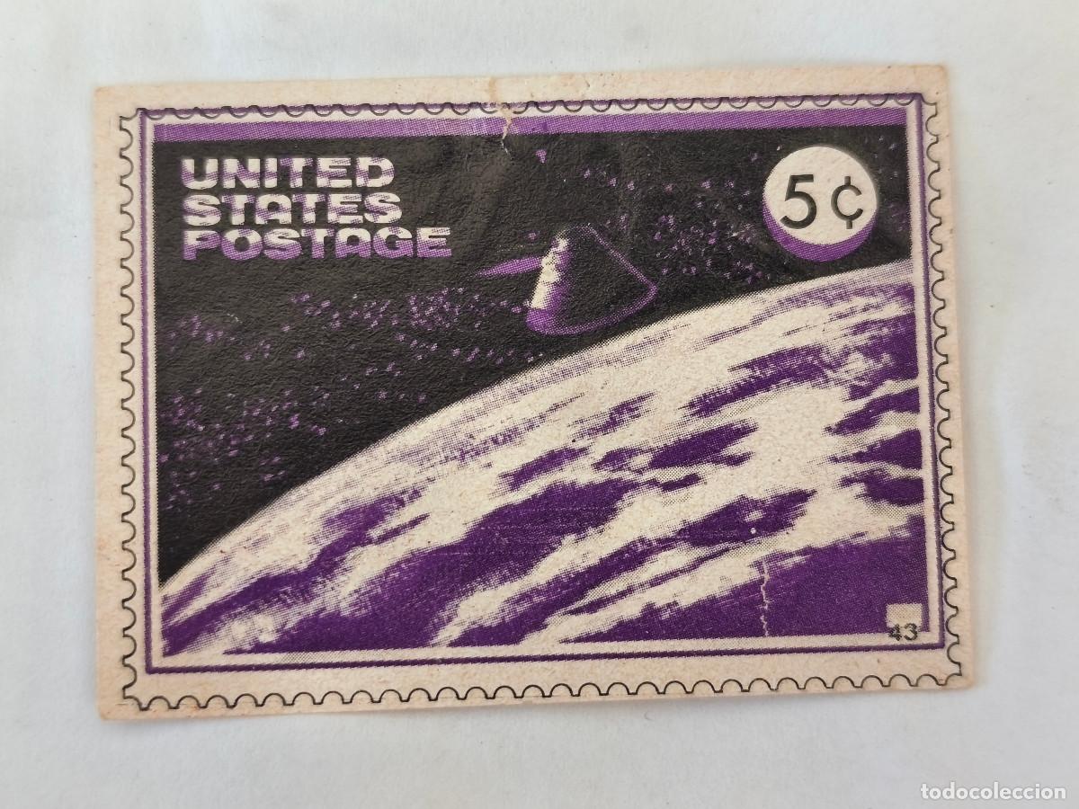 Coleccionismo cromos antiguos: LA GRAN PROEZA - CROMO No 43 - UNITED STATES POSTAGE - Nunca Pegado