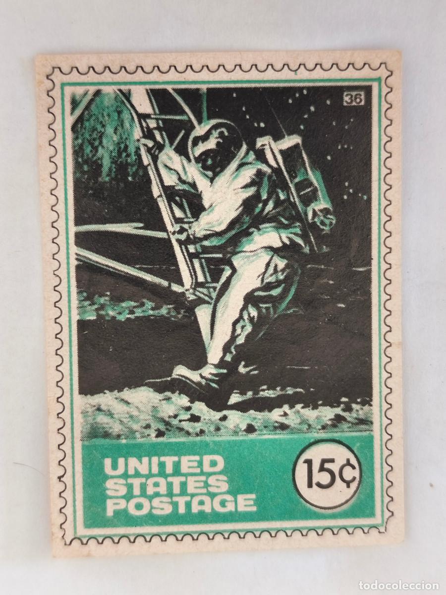 Coleccionismo cromos antiguos: LA GRAN PROEZA - CROMO No 36 - UNITED STATES POSTAGE - Nunca Pegado