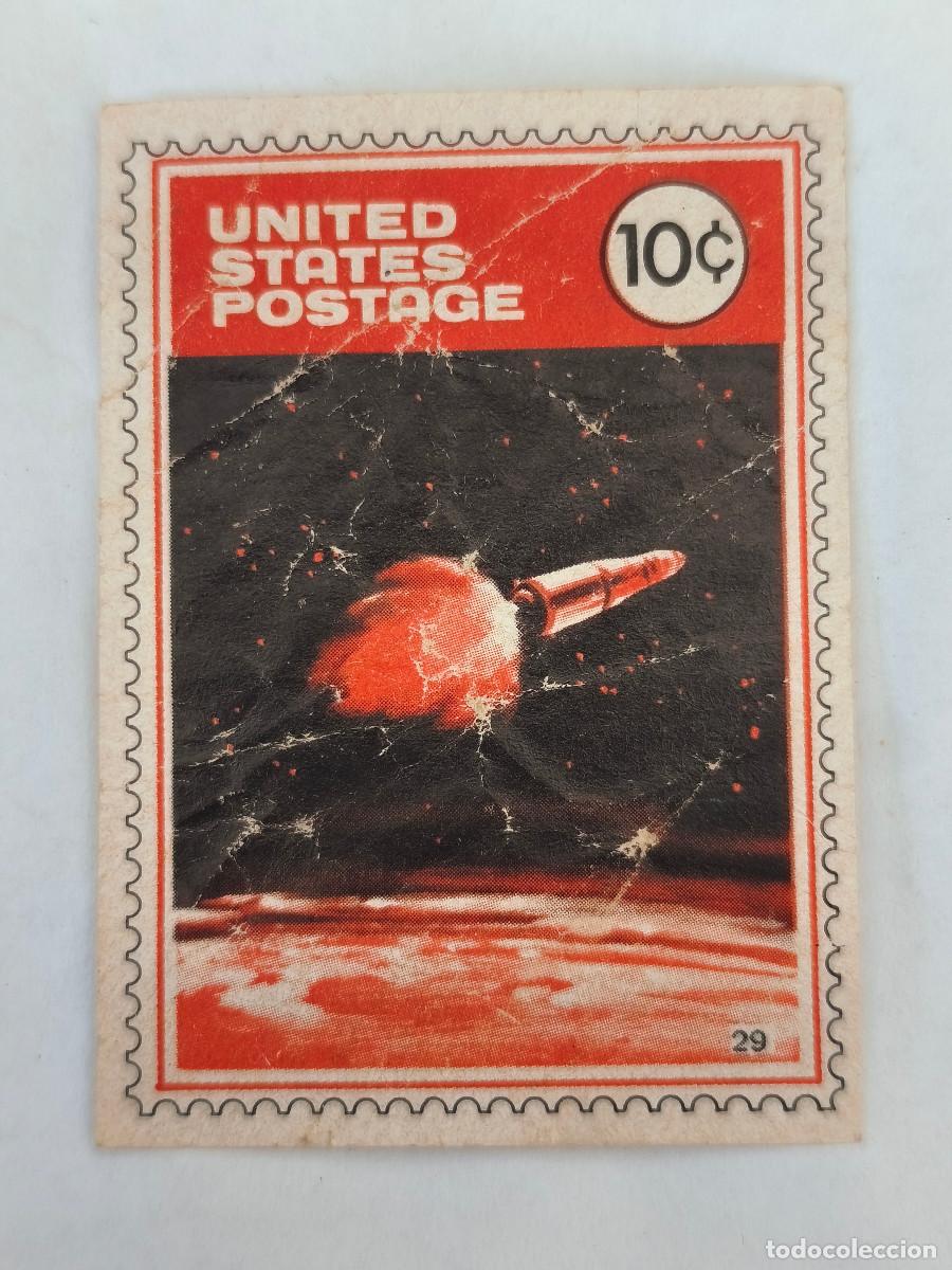 Coleccionismo cromos antiguos: LA GRAN PROEZA - CROMO No 29 - UNITED STATES POSTAGE - Nunca Pegado